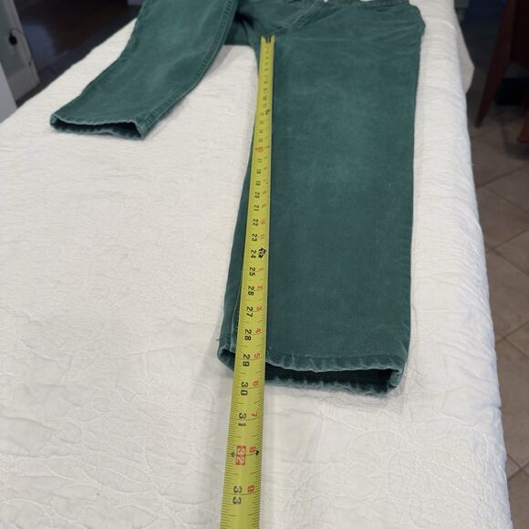 VTG 90s LEVI'S Women's High Waist Tapered Green Size 13 Jeans 17512-0842 Red Tag - Picture 13 of 14
